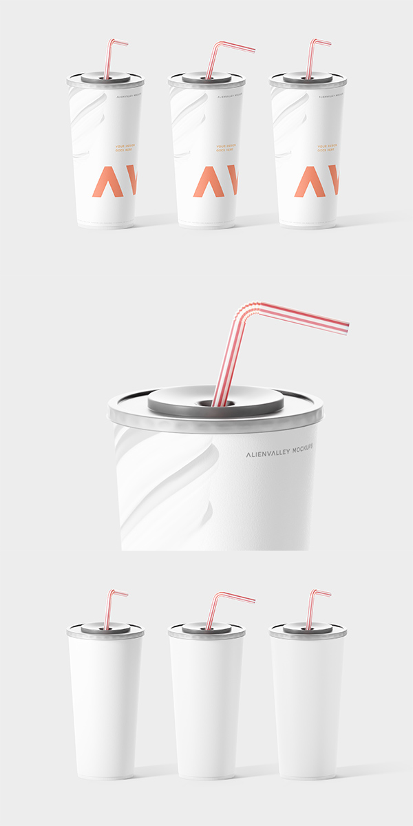 Paper Cups Mockup | AlienValley